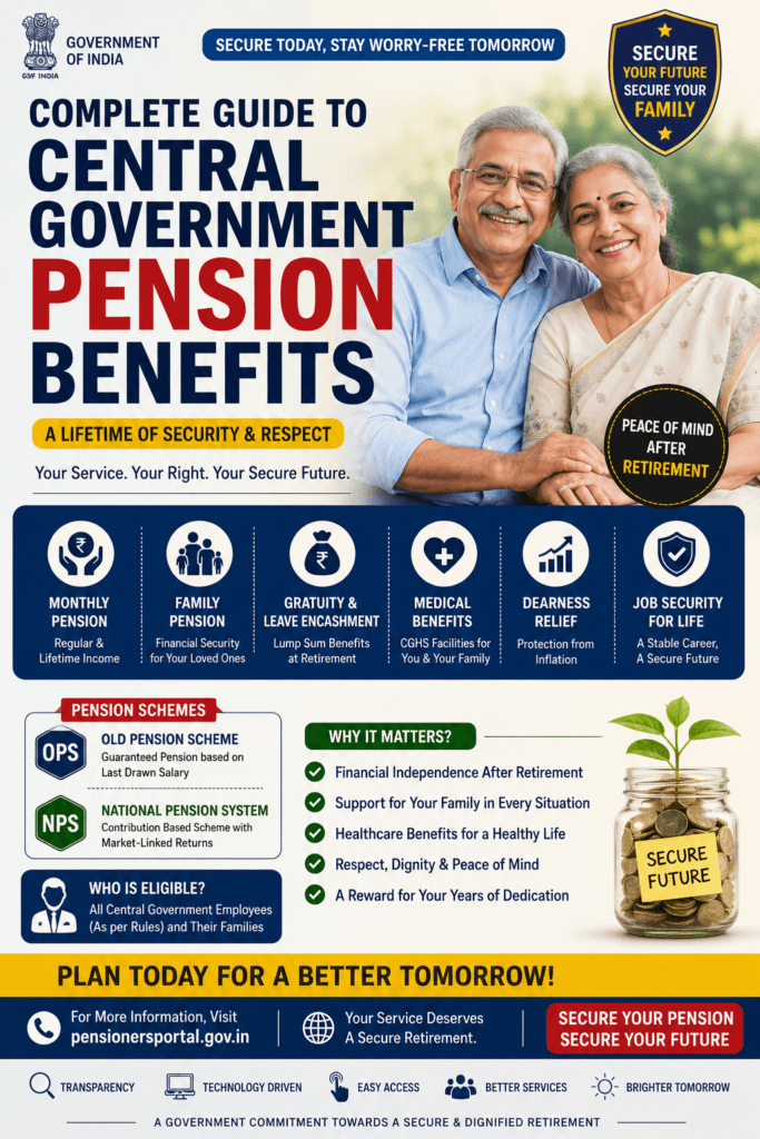 Complete Guide to Central Government Pension Benefits