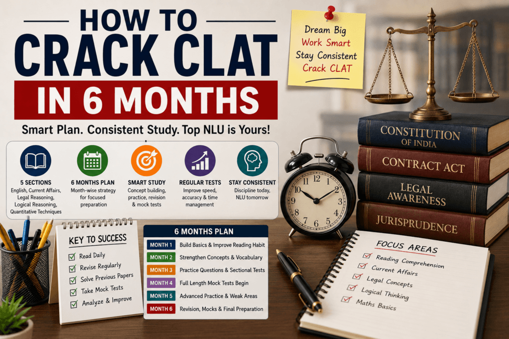 How to Crack CLAT in 6 Months