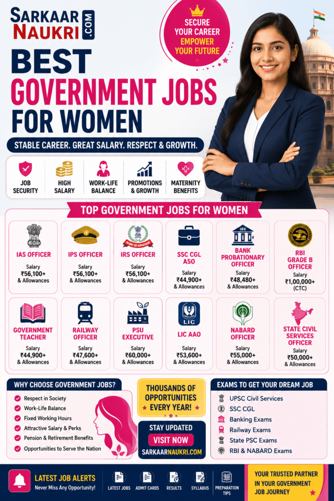 Best Government Jobs for Women