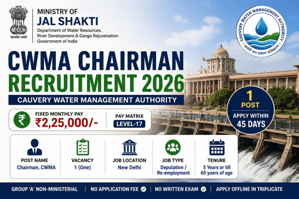 CWMA Chairman Recruitment 2026