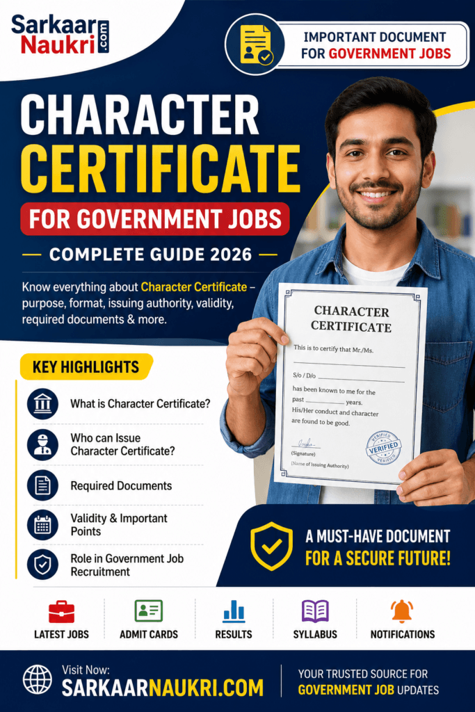 Character Certificate