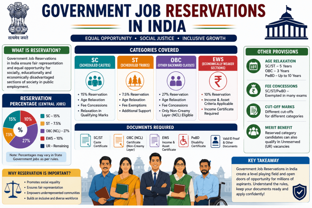 Government Job Reservations in India