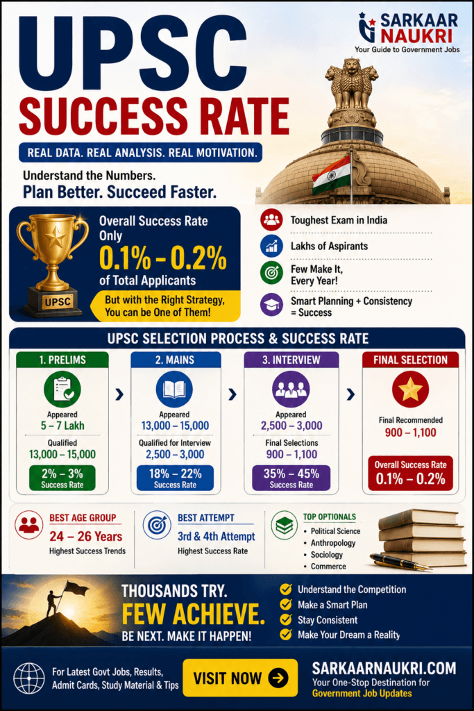 UPSC Success Rate