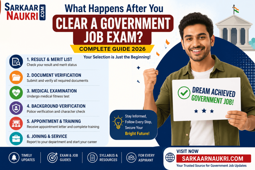 What Happens After You Clear a Government Job Exam