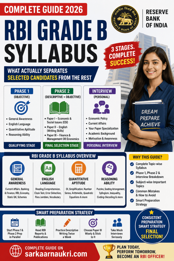 RBI Grade B Syllabus