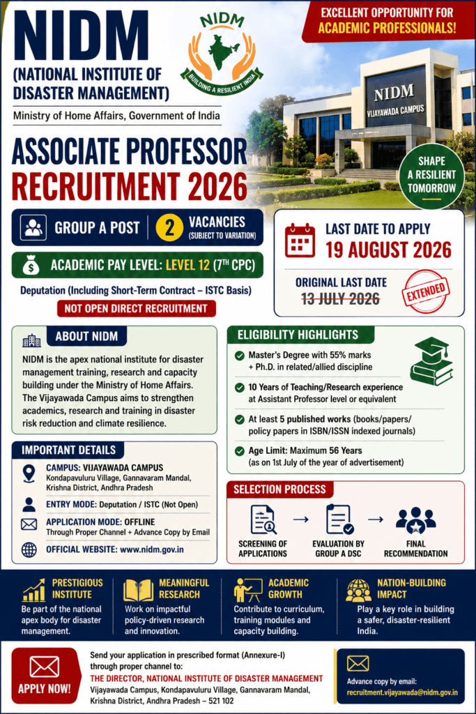 NIDM Associate Professor