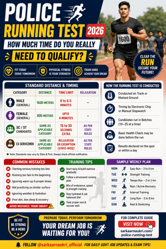 Police Running Test