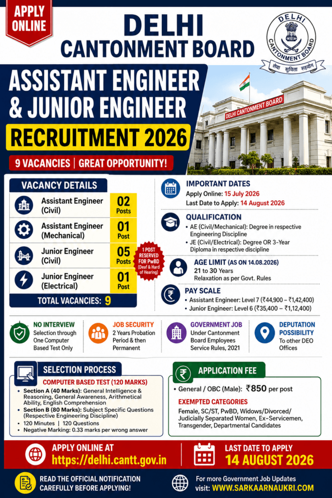 DCB Recruitment 2026