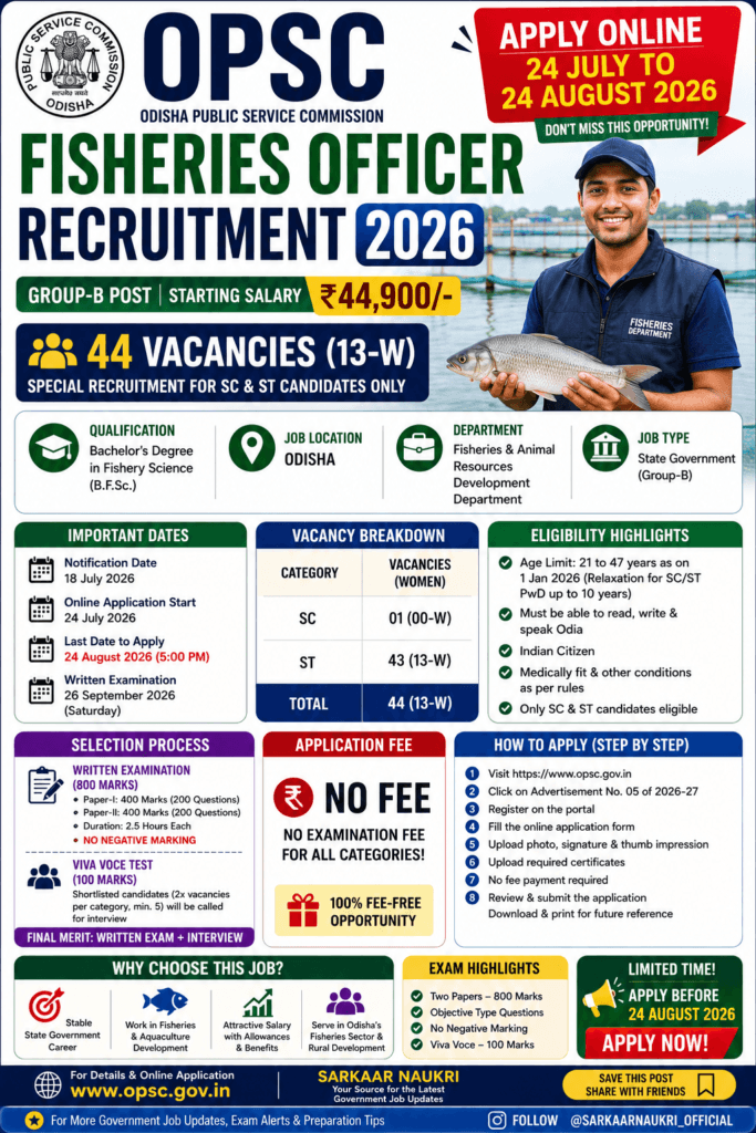 OPSC Fisheries Officer