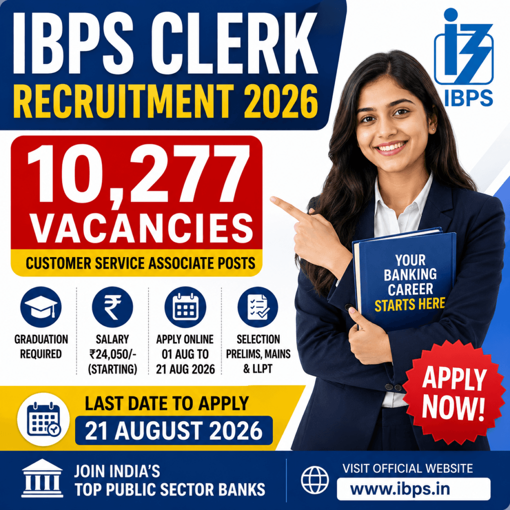 IBPS Clerk Recruitment 2026