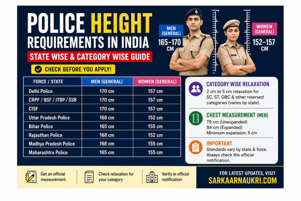 Police Height Requirements